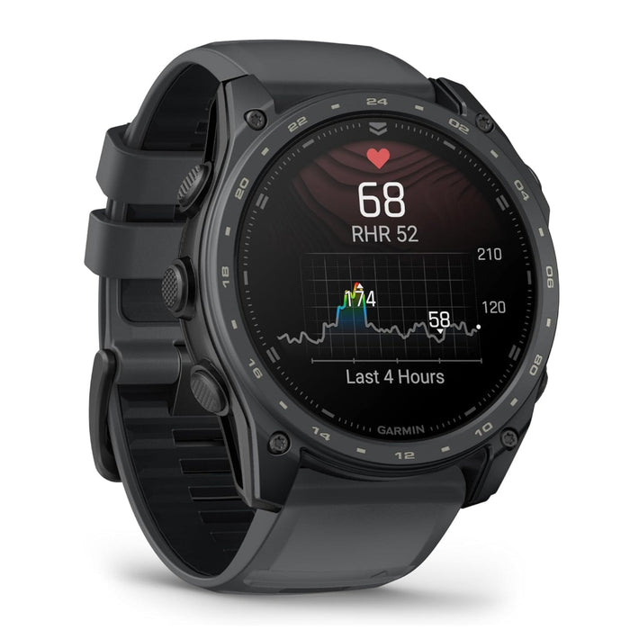 Garmin Tactix® 8 – 51MM Cerakote Unisex Slate Gray Premium Cerakote Coating AMOLED Display Applied Ballistics® Solver Premium Tactical GPS Smartwatch - 010-04553-00