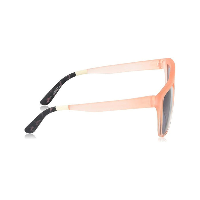 TOMS Women's Matte-Shiny Peach Crystal Fade Frame Blue Gradient Lens Jett Square Sunglasses - 10020974