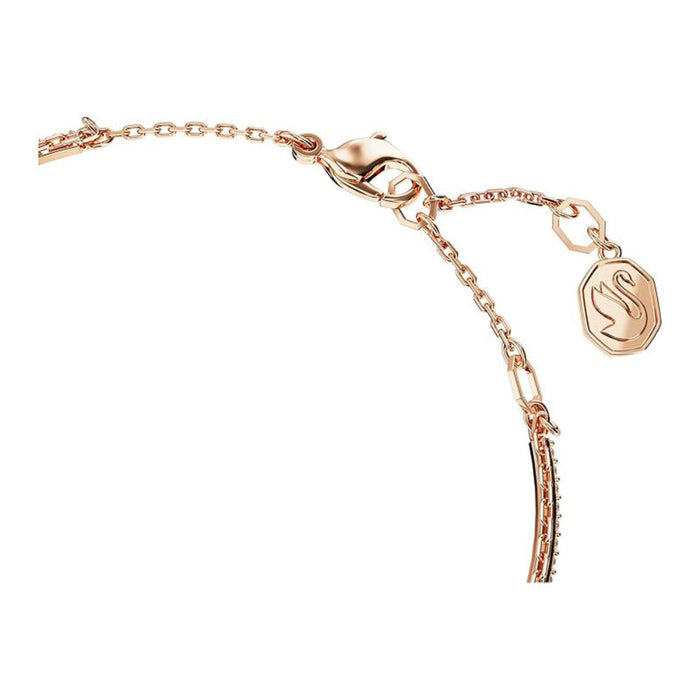 Swarovski Part of the Chroma Collection Women's Purple and Pink Mixed-Cut Stones in a Rose Gold-Tone Finished Setting Chroma Bangle Bracelet - 5668243