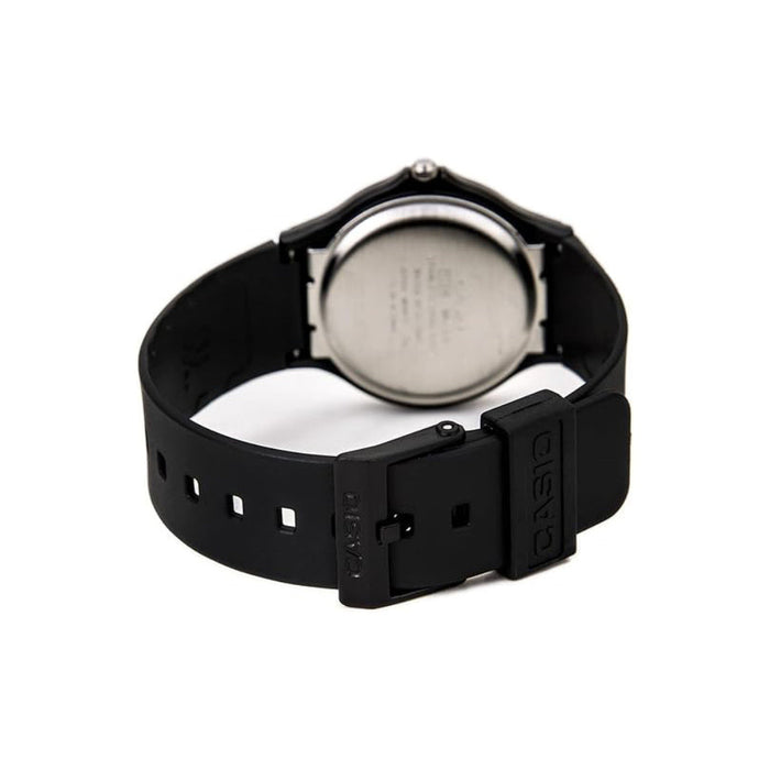 Casio Men's Black Dial Resin Band Analog Quartz Watch - MW-24-1ELDF