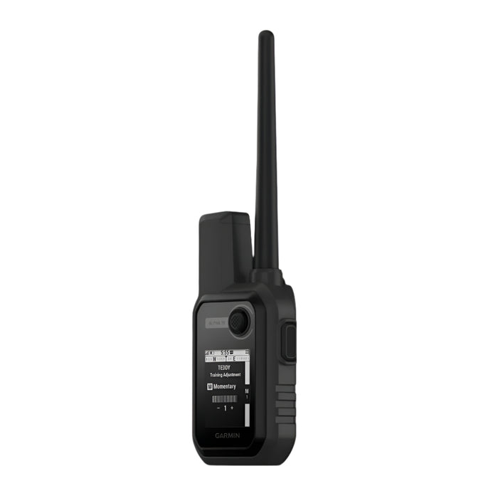 Garmin Alpha 10 Handheld Black Compact Tracking And Training Handheld Use On Its Own or With Smartphone/Garmin Dog Tracking Devices - 010-02290-50