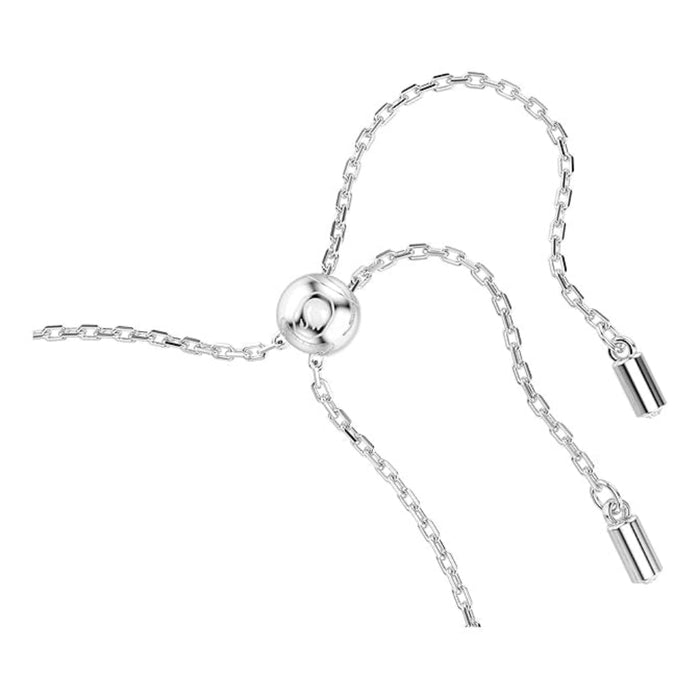 Swarovski Women's Clear Crystal & Pearls Rhodium Finish Ariana Grande Bracelet - 5720870
