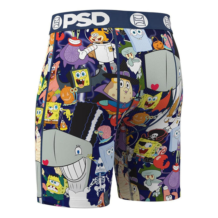 PSD Men's Multicolor Spongeboo Boxer Briefs Small Underwear - 325180104-MUL-S