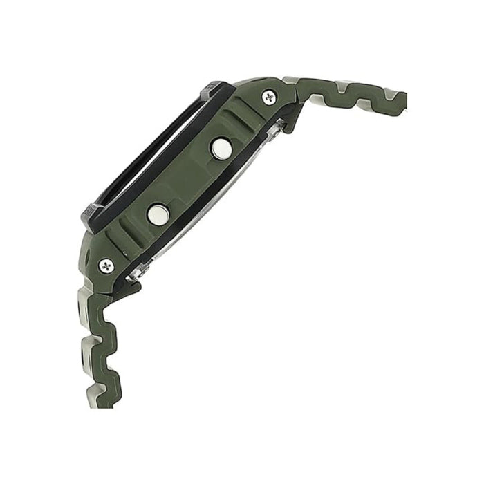 Casio Men's Black Dial Green Resin Band Digital G-Shock Quartz Sport Watch - DW-5610SU-3DR