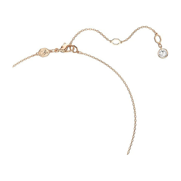 Swarovski Women's Meteor Pendant with Snow Pavé of Clear Round-Cut Crystals in a Rose Gold-Tone Finished Setting Sublima Pendant Necklace - 5683450