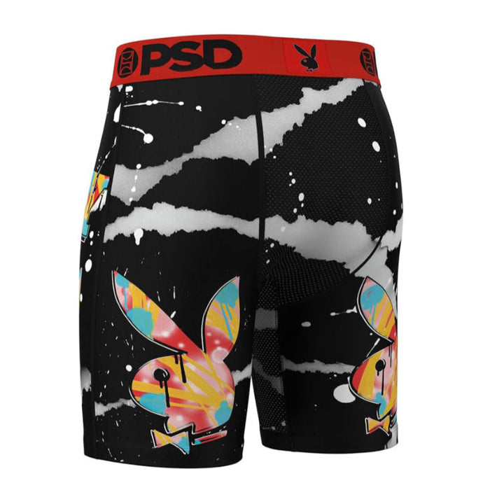 PSD Men's Multicolor Playboy Graff Fill Boxer Briefs Small Underwear - 324180002-MUL-S