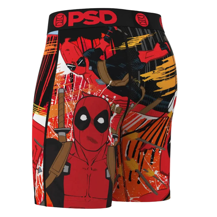PSD Men's Multicolor Deadpool Drip Boxer Briefs XX-Large Underwear - 425180117-MUL-XXL
