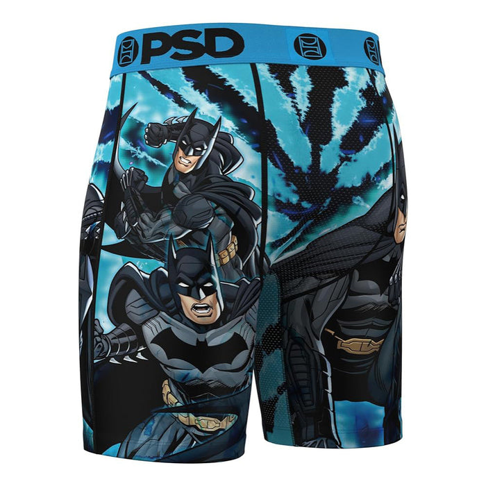 PSD Men's Multicolor Batman Dye Boxer Briefs Small Underwear - 224180076-MUL-S