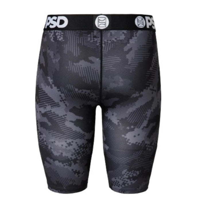 PSD Men's Multicolor Night Camo Pro Tight 9" Boxer Shorts Underwear - 124180094-MUL