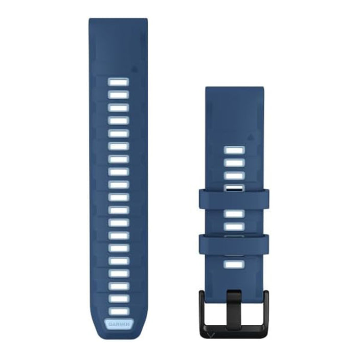Garmin QuickFit Blue 22mm Tidal Blue/Ice Blue Silicone Watch Band - 010-14507-00