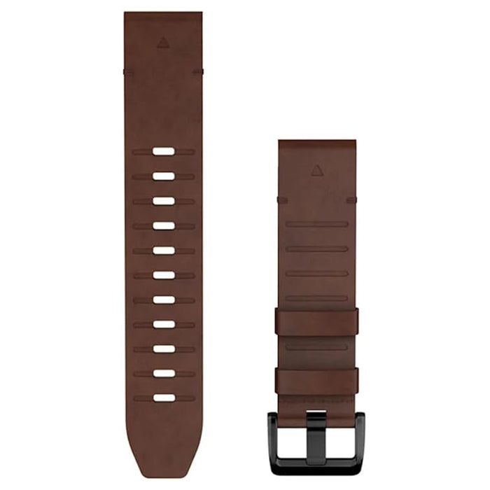 Garmin QuickFit Brown 26mm Walnut Leather Watch Band - 010-14508-20