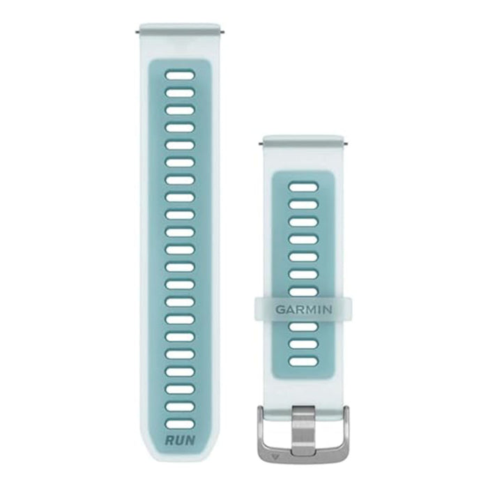 Garmin Unisex Translucent Whitestone/Turqioise with Silver Hardware 22 MM Quick Release Watch Band - 010-11251-AU