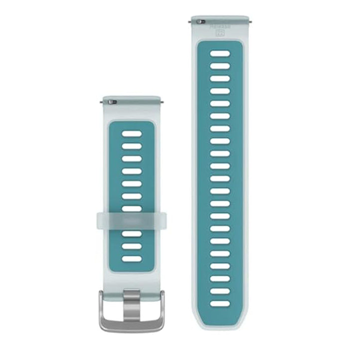 Garmin Unisex Translucent Whitestone/Turqioise with Silver Hardware 22 MM Quick Release Watch Band - 010-11251-AU