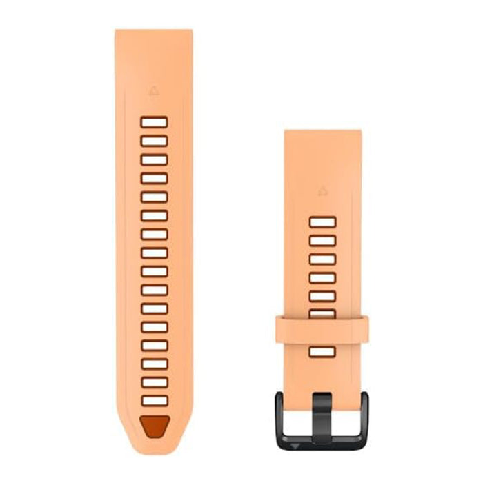 Garmin QuickFit Pink 20mm SHELL PINK/AUTUMN ORANGE SILICONE Watch Band - 010-14506-03