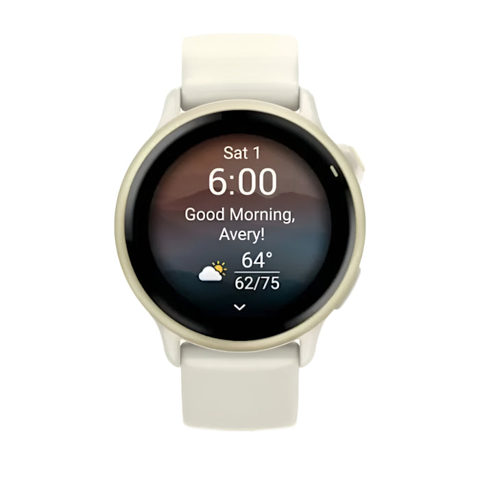 Garmin vívoactive® 6 Unisex AMOLED Display Up To 11 Days Of Battery Lunar Gold with Bone Band Health And Fitness GPS Smartwatch - 010-20985-01