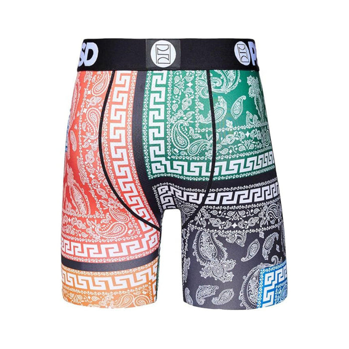 PSD Men's Multicolor Rich Meander Lux Boxer Briefs Extra Large Underwear - 322180041-MUL-XL