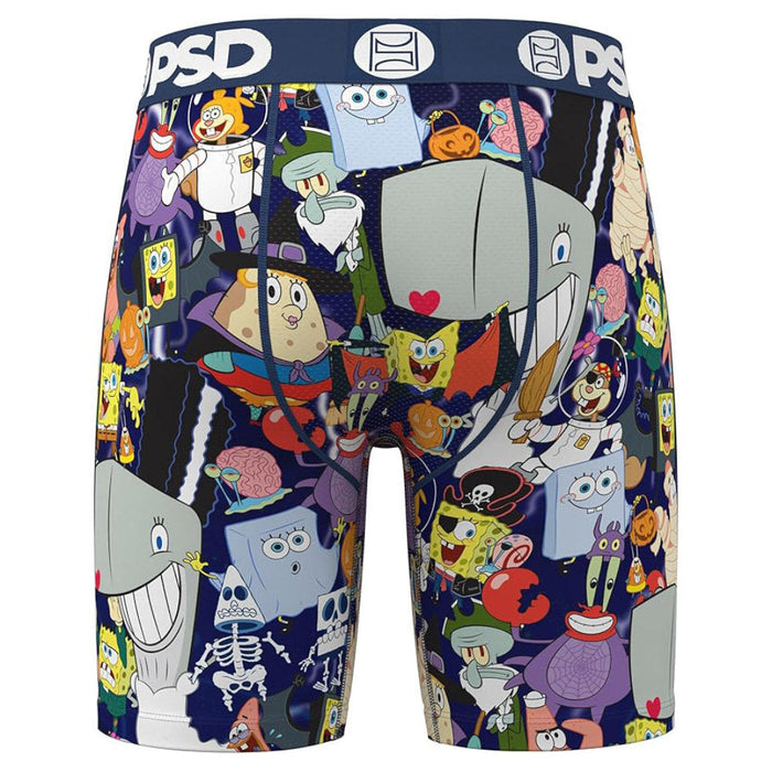PSD Men's Multicolor Spongeboo Boxer Briefs Small Underwear - 325180104-MUL-S