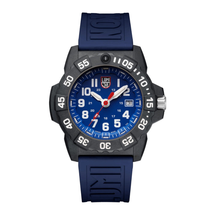 Luminox Men's Navy Blue 24MM Rubber Cut-To-Fit Watch Strap - FPX.2406.41Q.K