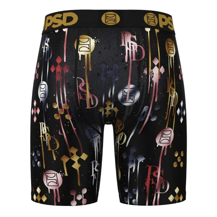 PSD Men's Multicolor Dark Metal Luxe Boxer Briefs Small Underwear - 424180052-MUL-S
