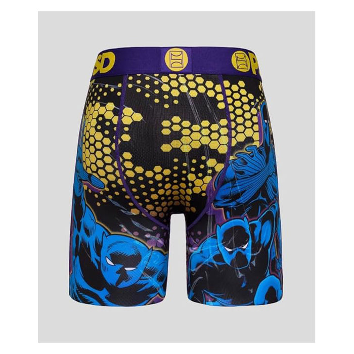 PSD Men's Multicolor Black Panther Boxer Briefs Small Underwear - 224180145-MUL-S