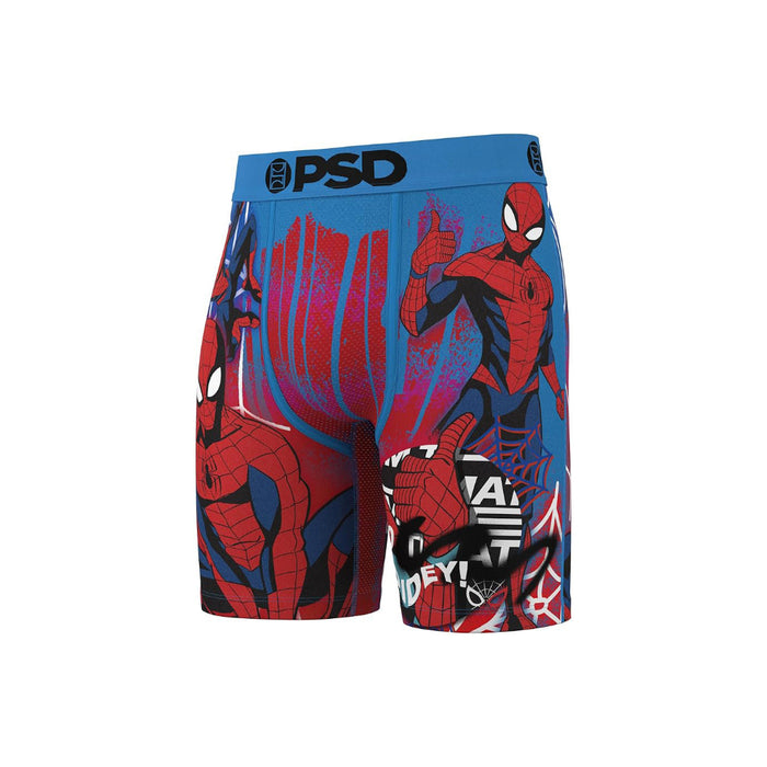 PSD Men's Multicolor Spider-Man 3Pk Boxer Briefs Small Underwear - 424180214-MUL-S