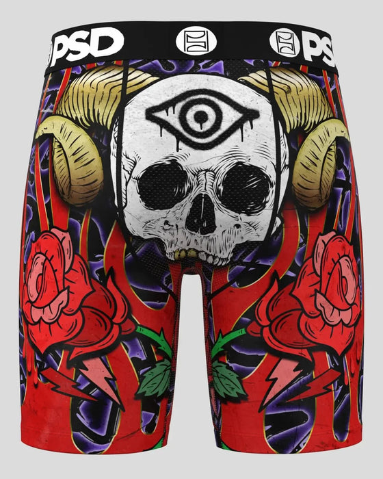 PSD Men's Multicolor Bones Boxer Briefs Large Underwear - 224180065-MUL-L