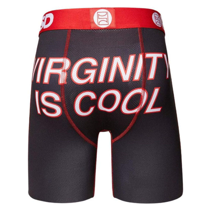 PSD Men's Red Virginity is Cool Print Boxer Briefs Extra Large Underwear - 42011040-RED-XL