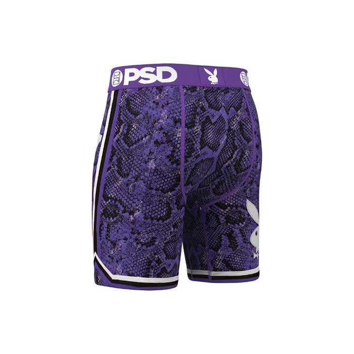 PSD Men's Multicolor Playboy Skins 7 Inch Inseam Moisture-Wicking 4-Way Stretch Boxer Brief Large Underwear - 424180008-MUL-L