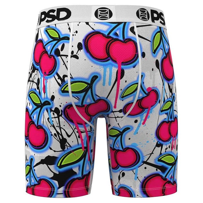 PSD Men's Multicolor Cherry Mural Boxer Briefs Extra Large Underwear - 425180064-MUL-XL