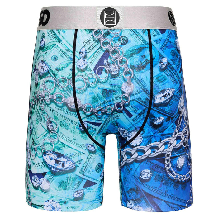 PSD Men's Multicolor Icey Boxer Briefs Underwear - 124180008-MUL