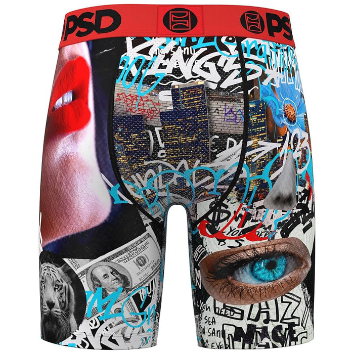 PSD Men's Multicolor Dreamer Boxer Briefs Large Underwear - 224180067-MUL-L