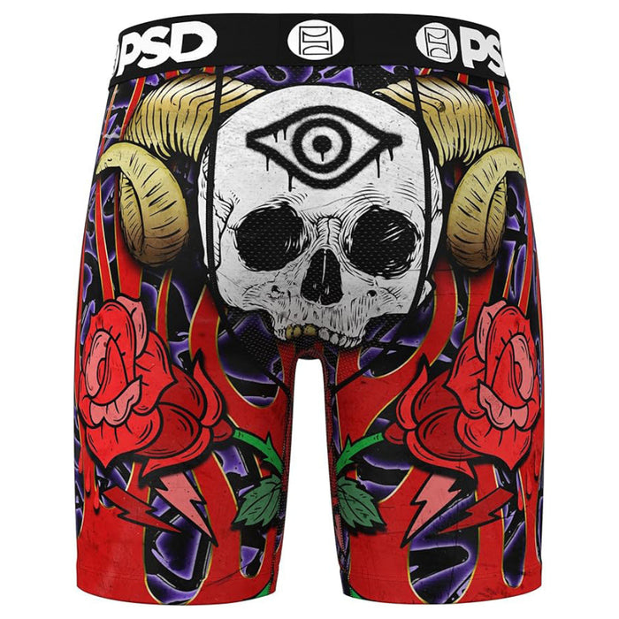 PSD Men's Multicolor Bones Boxer Briefs Large Underwear - 224180065-MUL-L