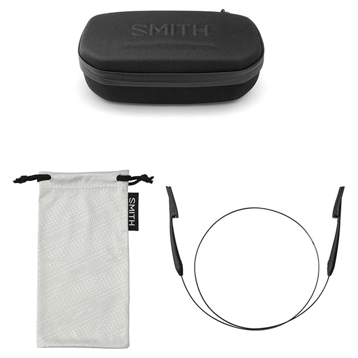 Smith Unisex Polarized Gray Green Carbonic 200 Lens Matte Black Frame Guide's Choice Bifocal Sunglasses - 20494701t62M9