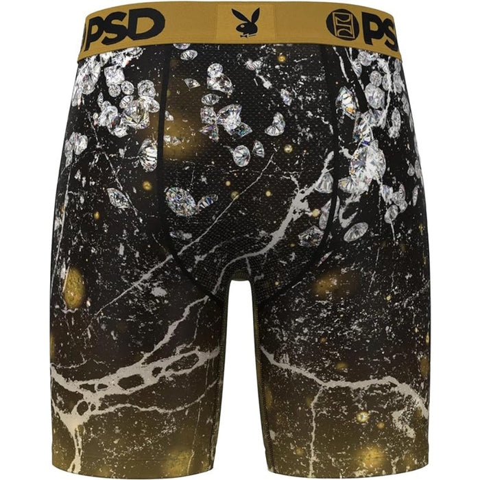 PSD Men's Multicolor Solid Gold Boxer Briefs Extra Large Underwear - 224180101-MUL-XL