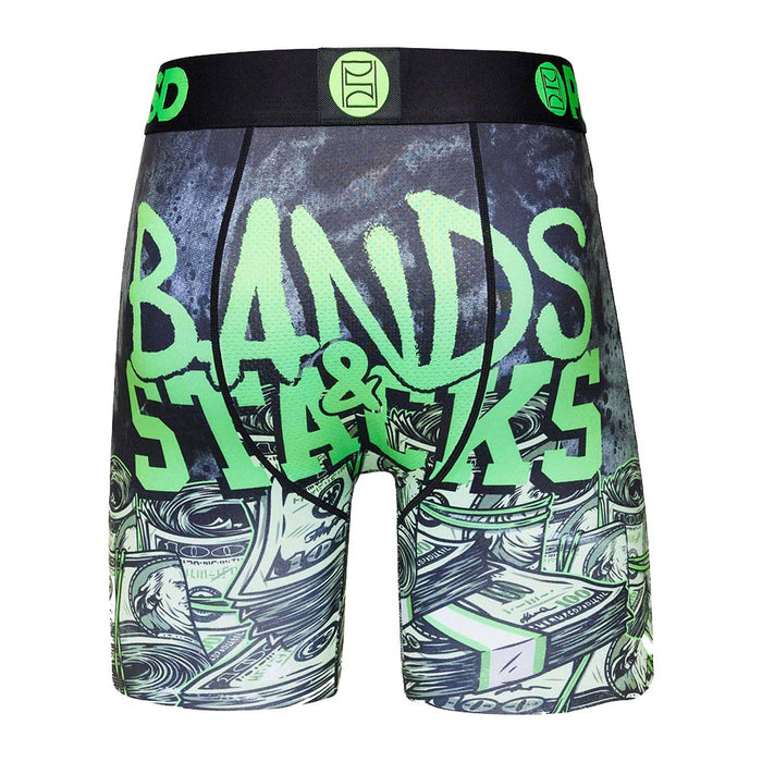 PSD Men's Multicolor Bands & Stacks Boxer Briefs Extra Large Underwear - 322180076-MUL-XL