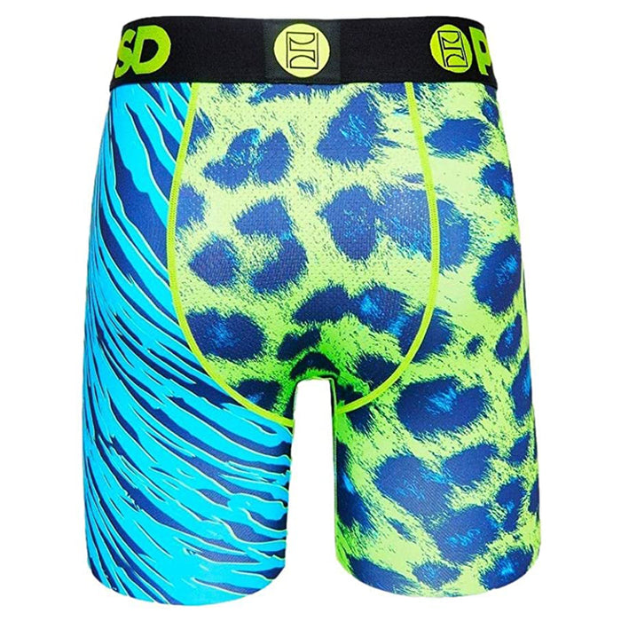 PSD Men's Warface Neon Cats Blue Boxer Briefs Extra Large Underwear - 122180003-BLU-XL
