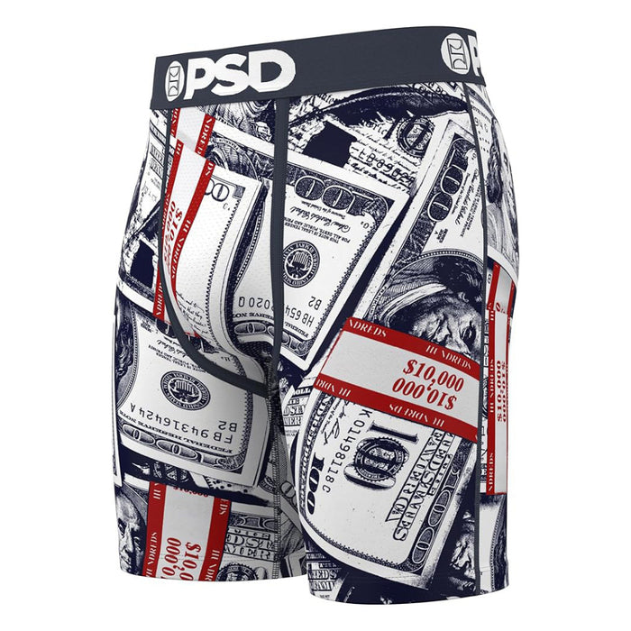 PSD Men's Multicolor Supportive With Moisture-Wicking Fabric Luxury Print Boxer Briefs Medium Underwear - 224180220-MUL-M