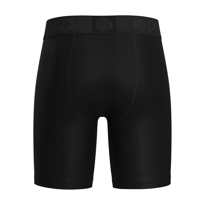 PSD Men's Black Solid Luxe Modal Boxer Briefs Small Underwear - 125180246-BLK-S