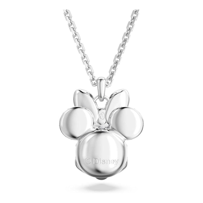 Swarovski Women's White Rhodium Finished Disney Minnie Mouse pendant Necklace - 5667612