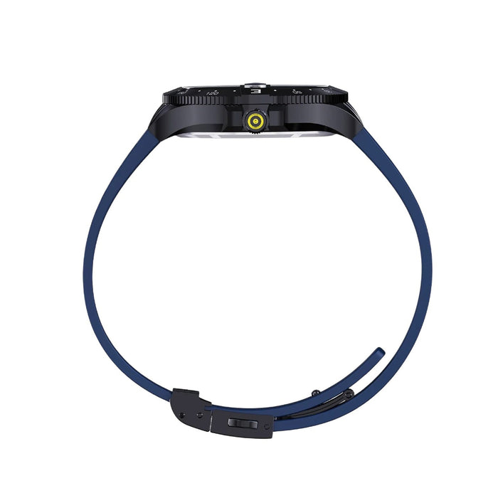 Glock Unisex Blue Dial Silicone Rubber Band Swiss Quartz Watch - GW-15-2-22