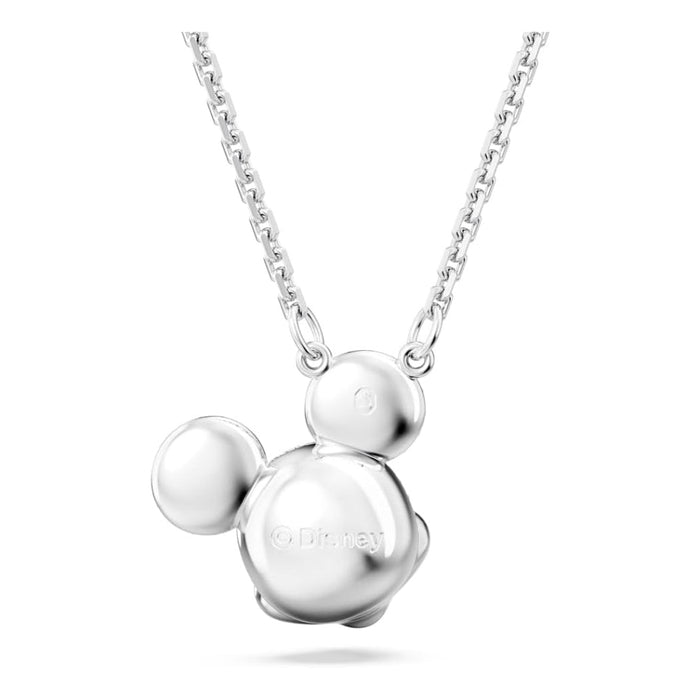 Swarovski Women's White Rhodium Finished Disney Mickey Mouse Pendant Necklace - 5669116