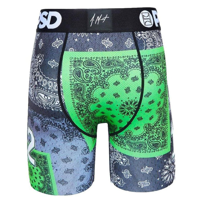 PSD Men's Multicolor Ja Morant Patchwork Boxer Briefs Extra Large Underwear - 421180025-MUL-XL