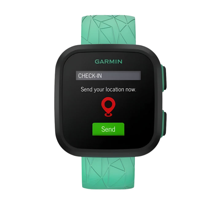 Garmin Bounce Kid's Green Burst Two-Way Text And Voice Messaging Location Tracking Smartwatch - 010-02448-02