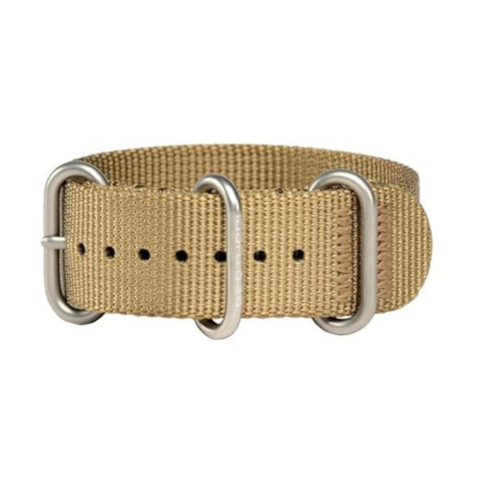 Bertucci Men's Coyote Dial Khaki Nylon Band Analog Japanese Quartz DX3 Field Watch - 11021