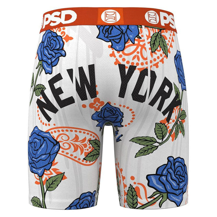 PSD Men's Multicolor New York Roses Boxer Briefs Small Underwear - 325180092-MUL-S