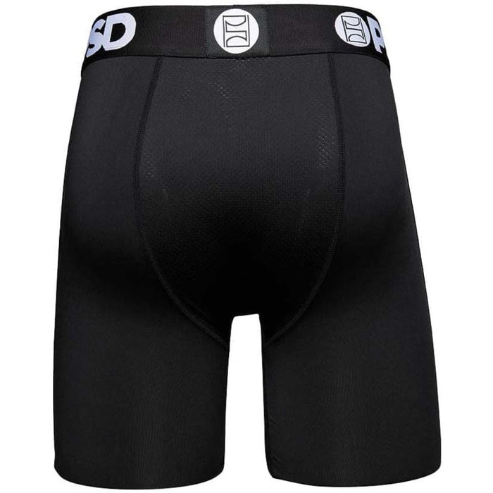 PSD Men's Solids Black Boxer Briefs Underwear - 321180118-BLK
