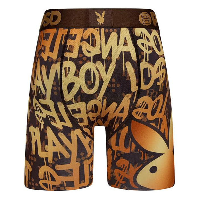 PSD Men's Multicolor Playboy Graffiti Luxe Boxer Briefs Underwear - 423180061-MUL