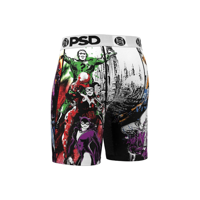 PSD Men's Multicolor DC Gotham Villians Boxer Brief Small Underwear - 424180031-MUL-S