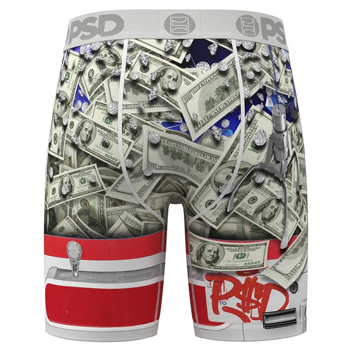 PSD Men's Multicolor Money Grab Boxer Briefs Extra Large Underwear - 425180032-MUL-XL