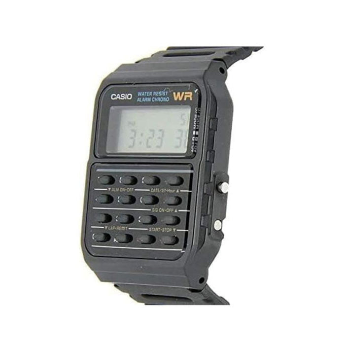 Casio Men's Black dial Black Band Digital Quartz Watch - CA-53W-1Z